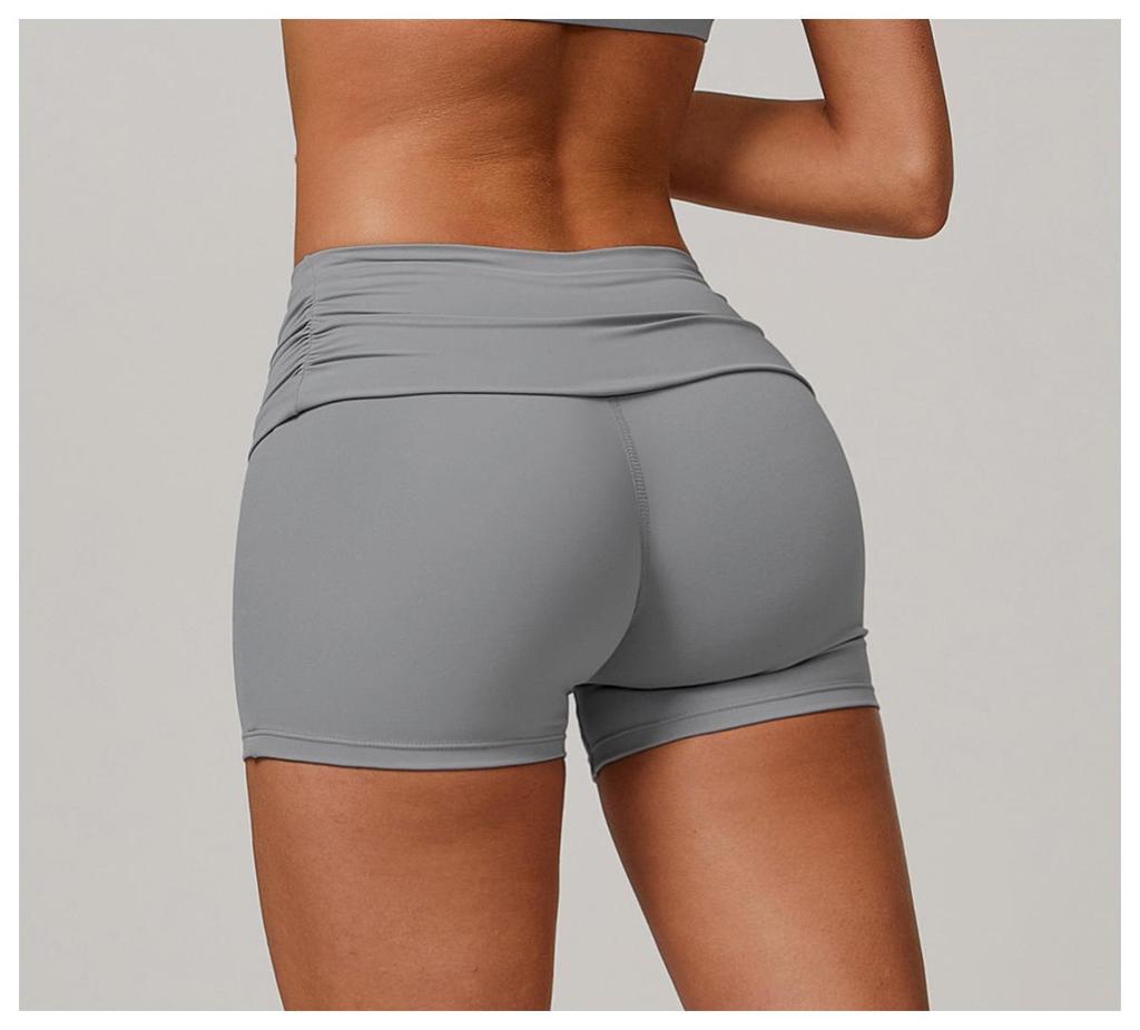 Cloud-Feel High-Waisted Yoga Shorts - Tummy Control & Hip Lift