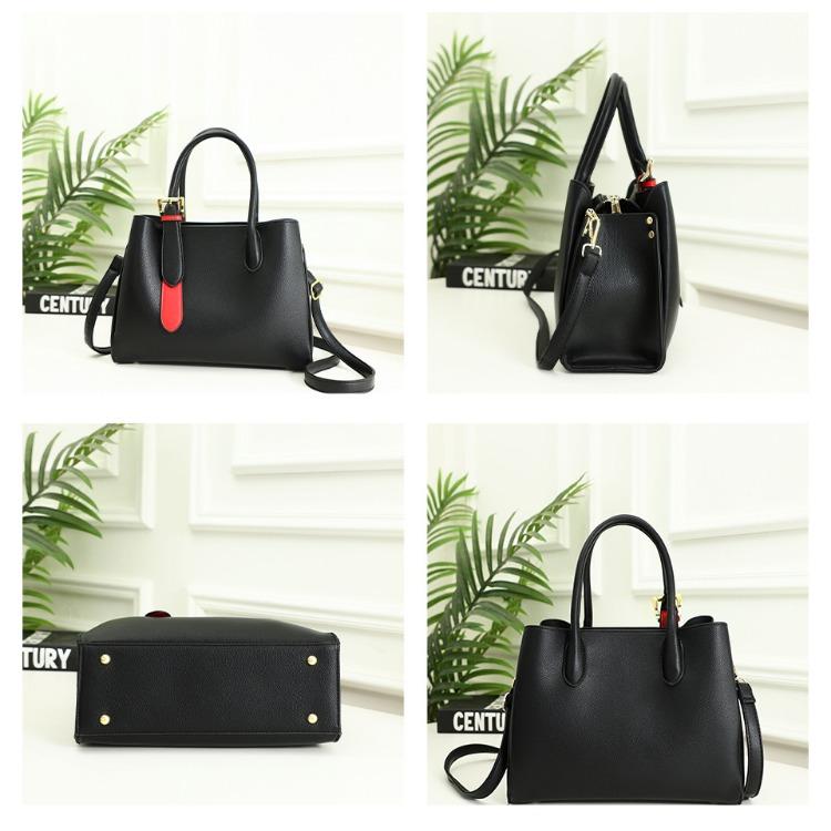 Neue Damenhandtasche mit großem Fassungsvermögen, Schulter-Crossbody-Temperament, Mehrfachfächer, Muttertasche, kontrastfarbene Tasche für Frauen mittleren Alters