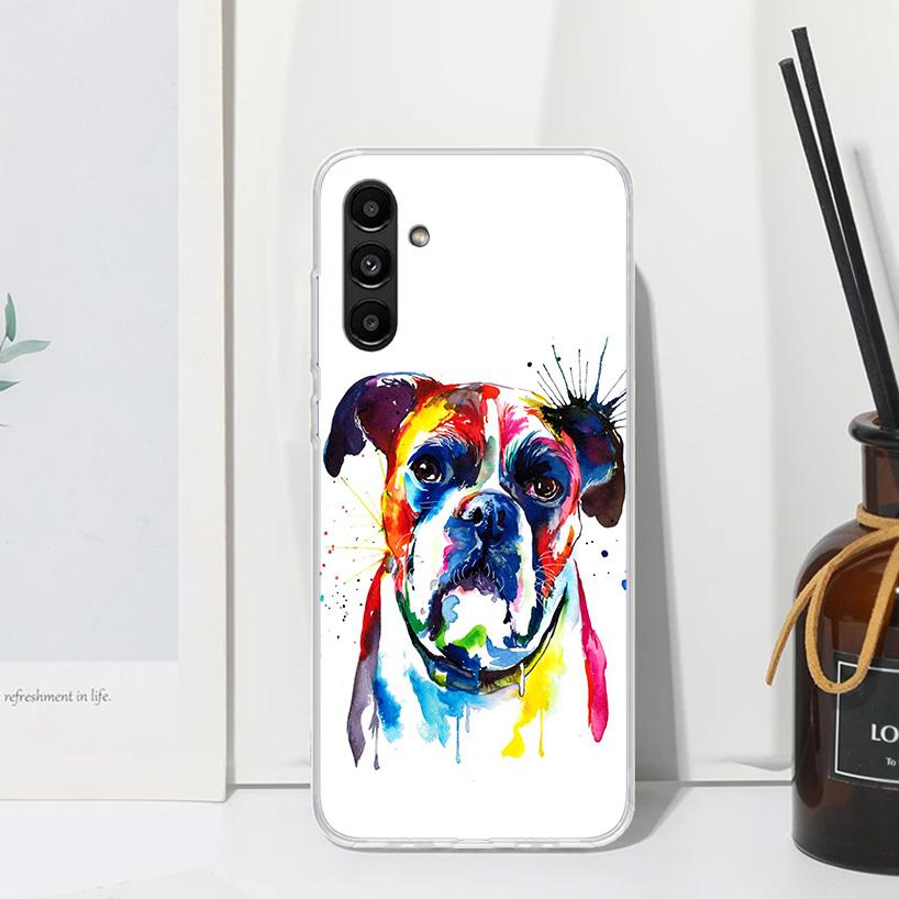 French Bulldog Dog Pug Phone Case For Samsung Galaxy A17 A37 A57 A16 A26 A36 A56 A15 A25 A35 A55 A14 A24 A34 A54 A13 A23 A33 A53