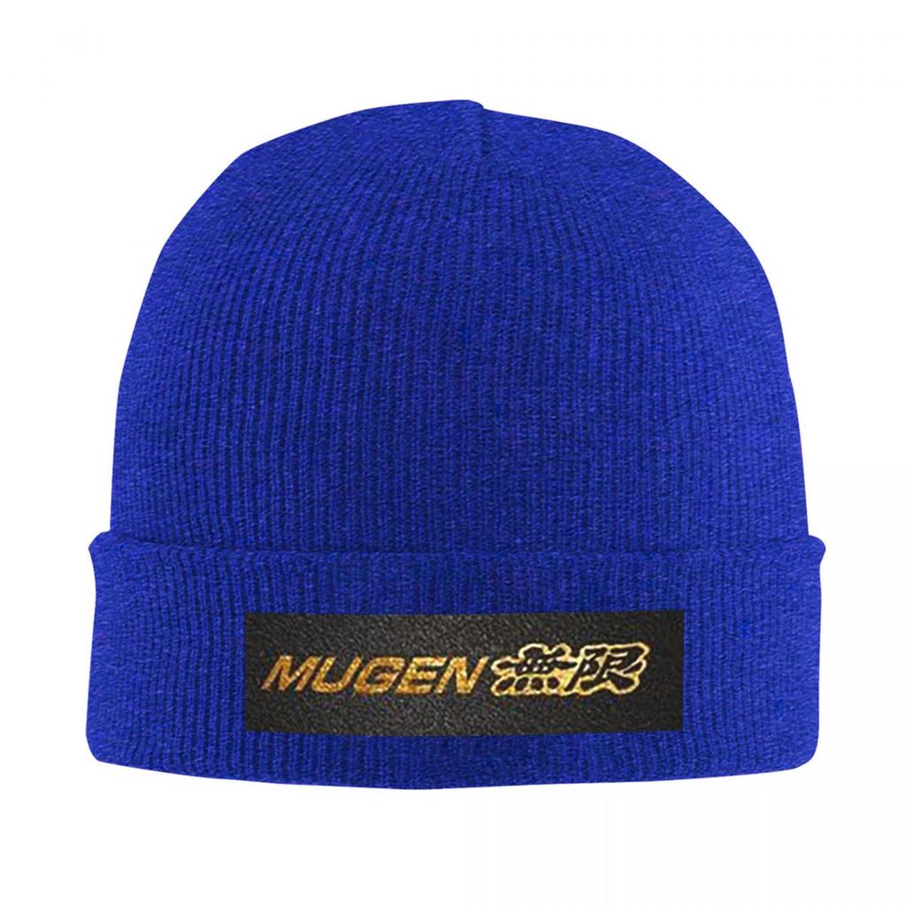 Mugen Motorsports Power Warm Knitted Cap Fashion Bonnet Hat Autumn Winter Outdoor Beanies Hats for Men Women Adult