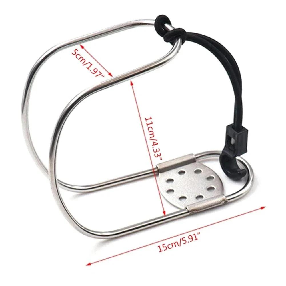 304 Stainless Steel Ring Steel Holder Horseshoe Bracket For Marine Boat Ship Bracket Horseshoe Holder 1
