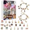 Advent Calendar Gifts, DIY Bracelet Making Kit For For Kids Adult, 24-Days Christmas Countdown Calendar Jewelry Gifts