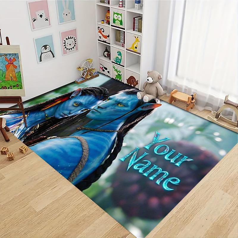 Custom Na'Vi Pandora Essence Carpet Rug Soft Washable Anti Slip Home Living Room Sofa Mats Personalized Christmas Rug