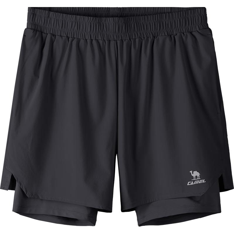 CAMEL Quick-Dry Anti-Chafe Training Running Shorts M