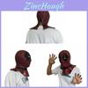 Maschera di Deadpool in Lattice Accessorio Costume di Halloween per Cosplay e Feste