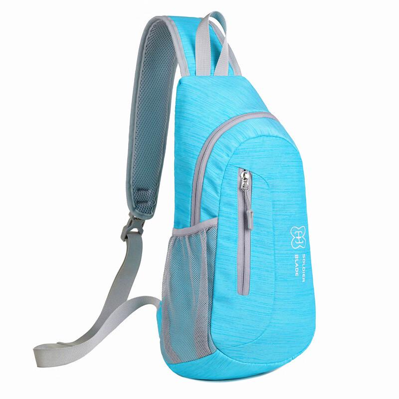 Мужская сумка-кроссбоди на грудь с рисунком «Воин с драконьим мечом»