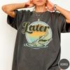 Vintage Later Gator T-Shirt, Funny Distressed Alligator Shirt, Unisex Retro Gator Tshirt, Oversized Sarcastic Graphic Tee