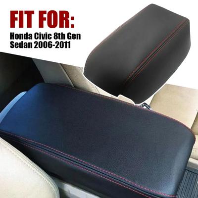 1X Mados Odos Automobilio Stiliaus Centrinio Porankio Konsolės Dėžutės Dangtelio Apdaila Honda Civic 8-os Kartos Sedanui 2006 2007 2008 2009 2010 2011