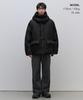 Musinsa Standard Non-Quilted Hooded Padded Jacket [Black]