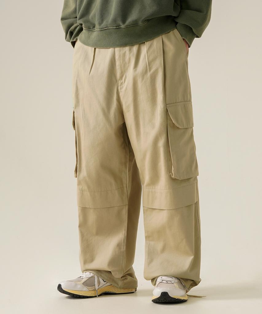 PERSTEP Fixer Flap Cargo Pants Beige Hylp4577
