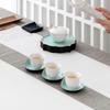 Edenus Ceramic Gongfu Gaiwan Tea Set with Tray