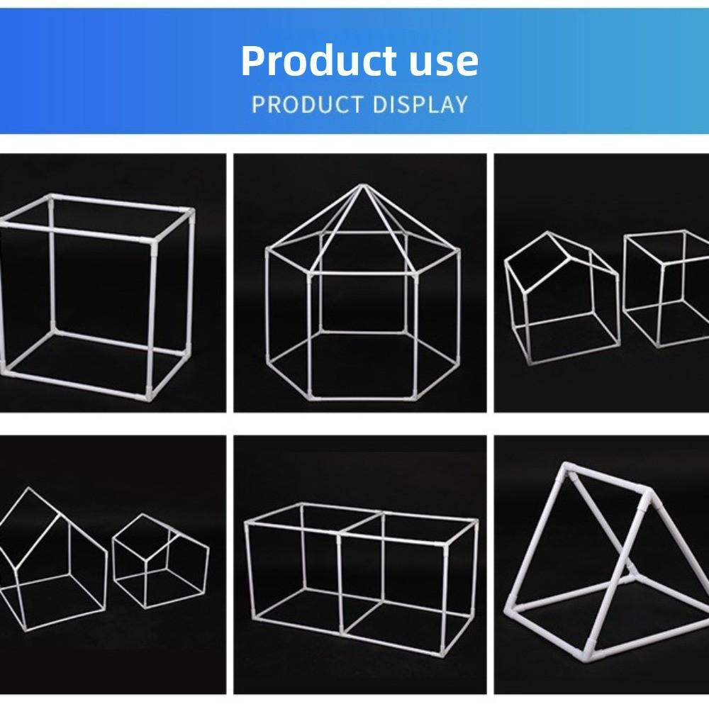 5 Stück 12mm PVC Gerade Winkel Kreuzverbinder Gelenk 60 90 120 135 Grad T-Verbinder PVC Rohrfitting DIY Zelt Befestigungsteile