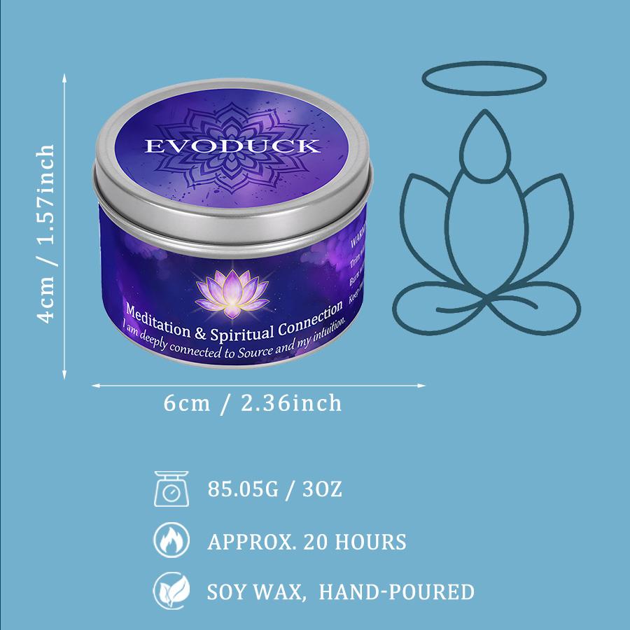 Scented Candles, Frankincense & Sandalwood for Deep Focus, Meditation,Yoga & Reading | Christmas, Birthday Gift for Women,Friend