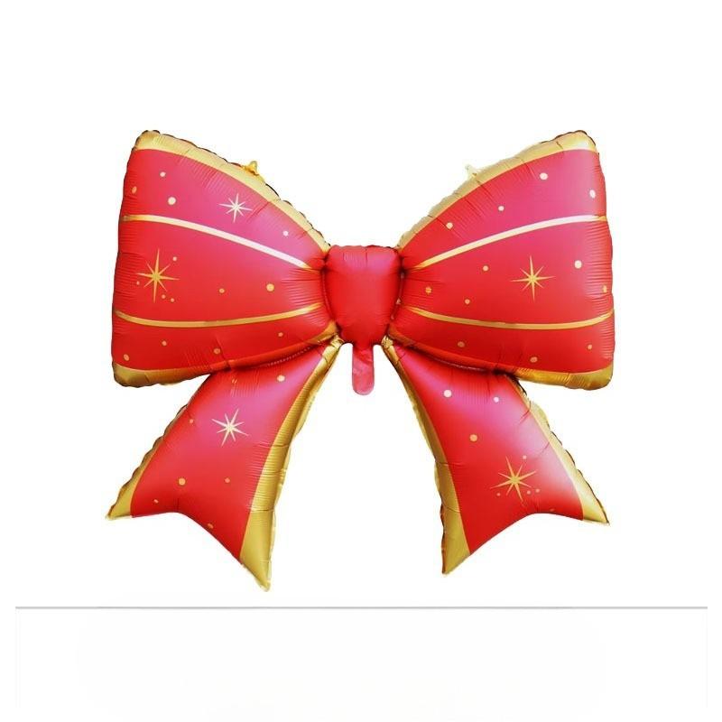 Bow Aluminum Film Balloon Photo Prop, Girl Birthday Party Scene Decoration Prop Balloon