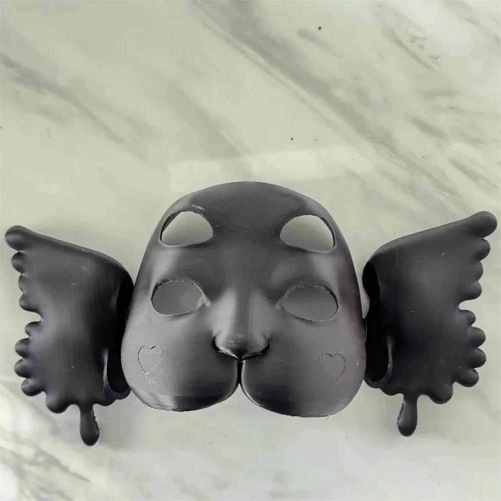 

Ігровий персонаж 3D-друкована маска плачучої дитини Латексний вечірковий аксесуар Маска Мелані Мартінес DIY Рожева МАСКА Костюм для косплею Маски чорний