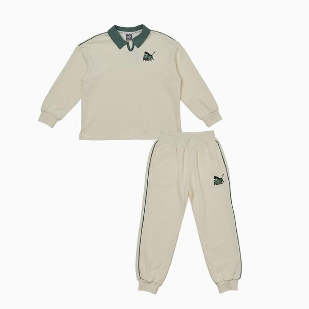 

Puma Kids Puma Brushed Training Top And Bottom Set Pu33os303 EG/130