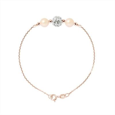 Bracelet - LOVA - LOLA VAN DER KEEN - Genuine Freshwater Pearl - 925 Sterling Silver - 18 Cm