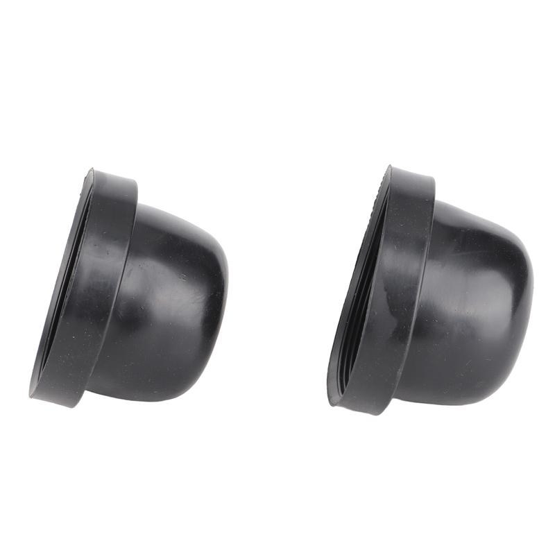 2 Pcs 70mm High-Quality Rubber Headlight Cover Waterproof Dustproof Sealing Cap Universal Fit for Car LED HID Bulb Retrofit