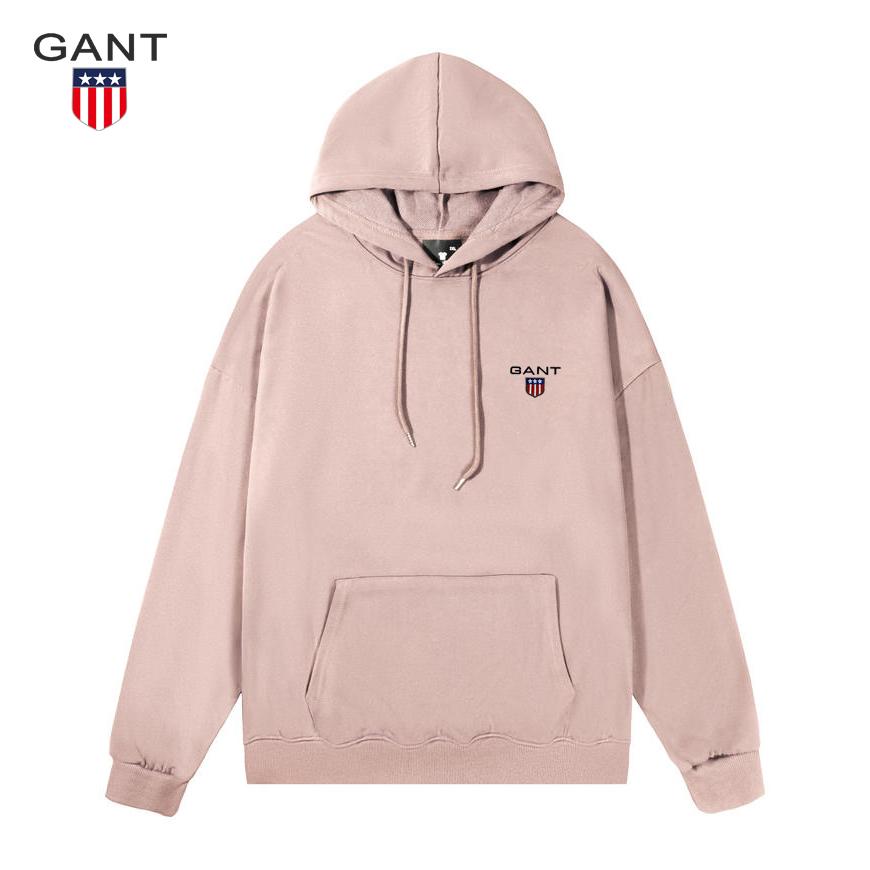 Gant Dünner bestickter Hoodie Pullover für Damen und Herren, Lässiger Sport Lauf Hoodie