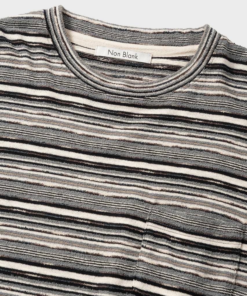 NONBLANK Knitted Stripe Hs T-Shirt