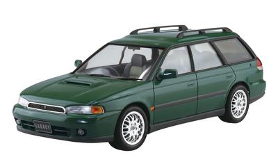 Aoshima Bunka Kyozai The Model Car Series Subaru BG5 Legacy Touring Wagon 1993 Plastic Model Molded In Color 1/24 No.135