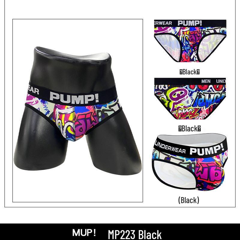 Trendy Low Rise Color Block Slim Fit Hip-Lifting Men's Sport Briefs