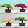Pinus Zucc Bungeana Artificial Bonsai Potted Plant For Home Decor Projects