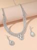 3pcs Rhinestone Women's Decorative Zircon Set Wedding Decorations