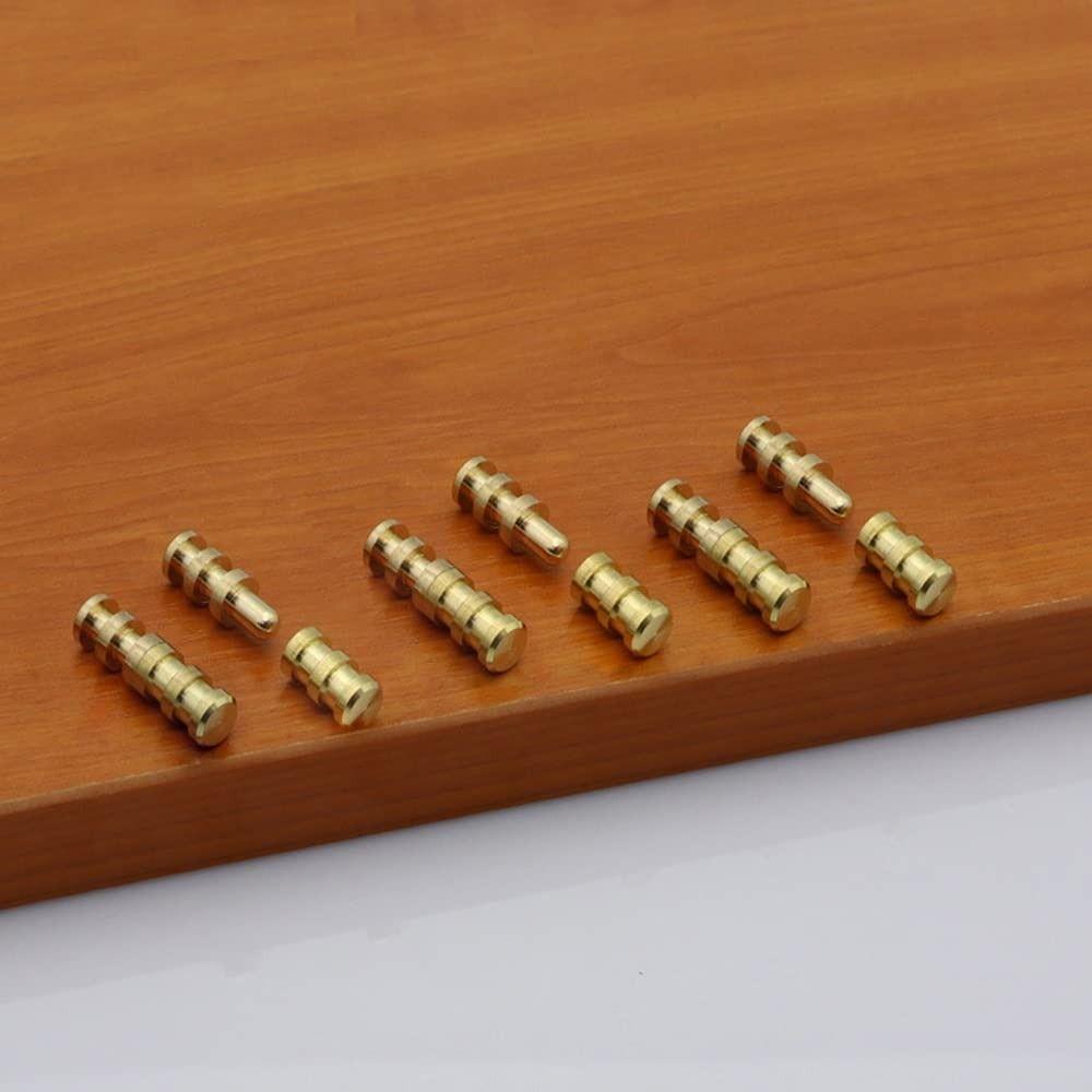 1/15Pcs Metal Dowels Table Bolt Yellow Table Leaf Hardware Durable Table Pins  Furniture