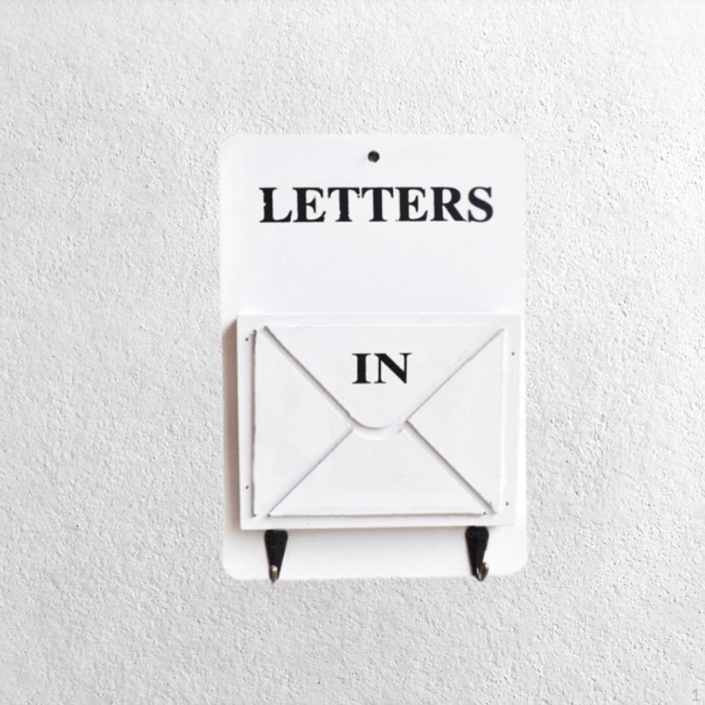 Hanging Key Holder with Hooks And Letter Organizer for Home Entryway