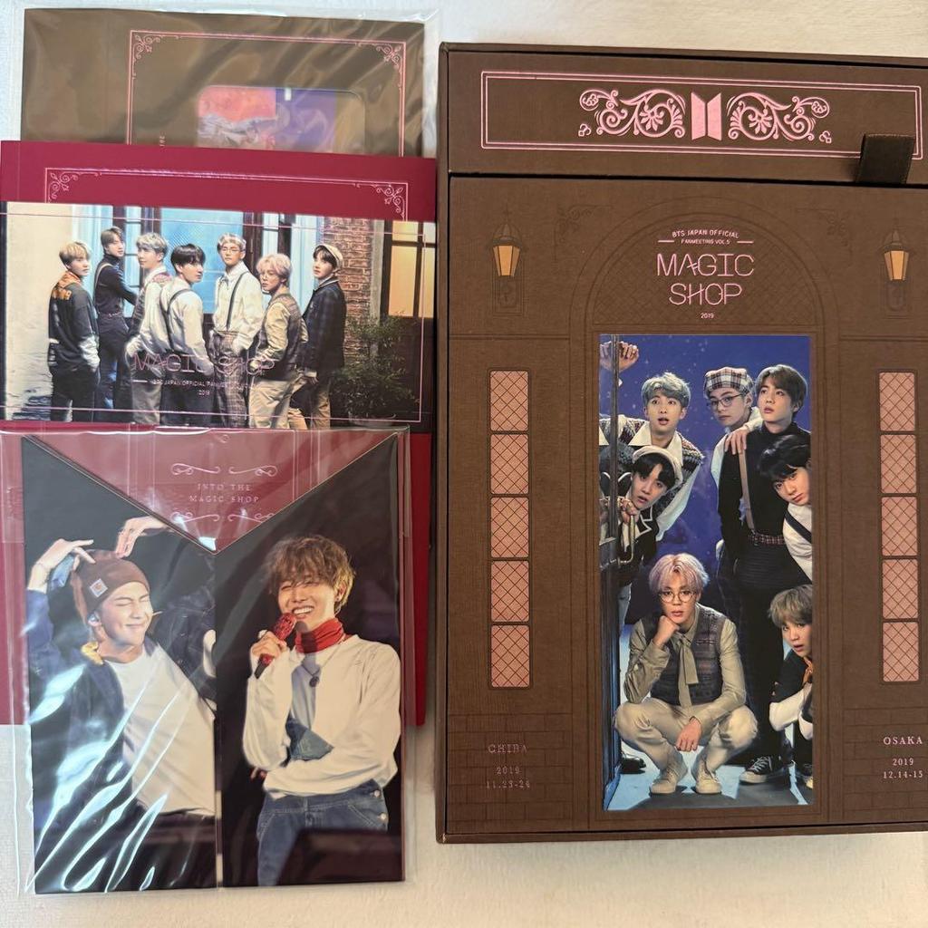 [USED] BTS MAGIC SHOP Fan Meeting DVD Japanese Version Official RM Trading Card Included