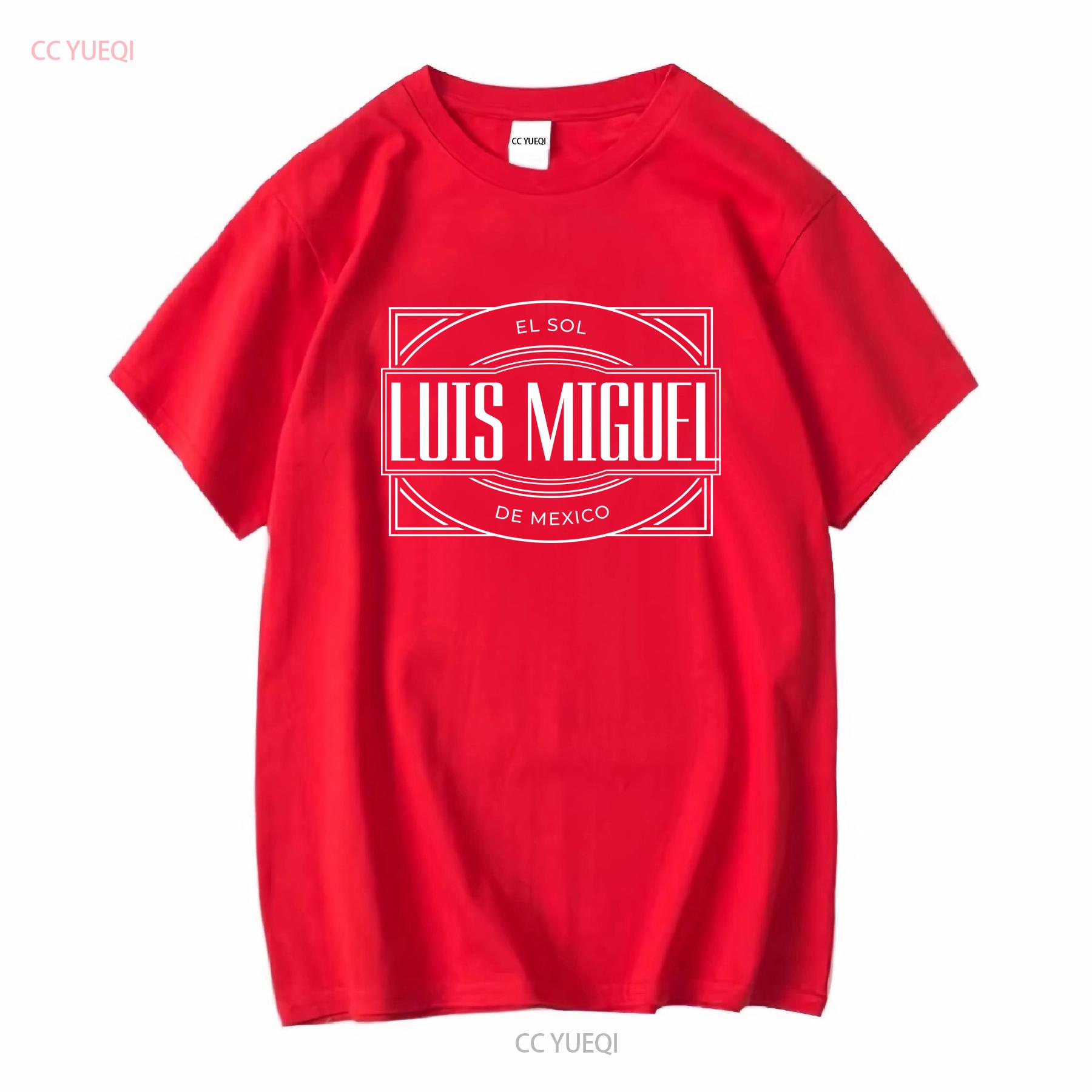 Luis Miguel tour 2024 T Shirt camiseta El sol de Mexico tee Mexican singer Luismi long or short sleeves vintage Washed homme S
