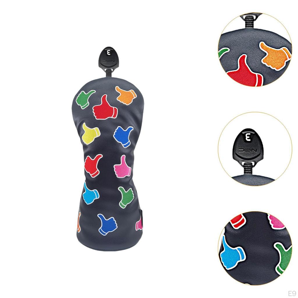 Pokrowiec na główkę kija golfowego do drewna, Pokrowiec ochronny, Lekki, Odporny na zarysowania,