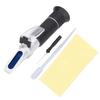 Brix Refractometer Meter Gauge Dual Scale Handheld Measuring Tool for Sugar Brewing