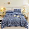 4PCS Thin Duvet for Summer Quilt Single/Double/Queen Size Comforter Printed Blanket Home Soft Bedspread Edredones (No Pillowcase)