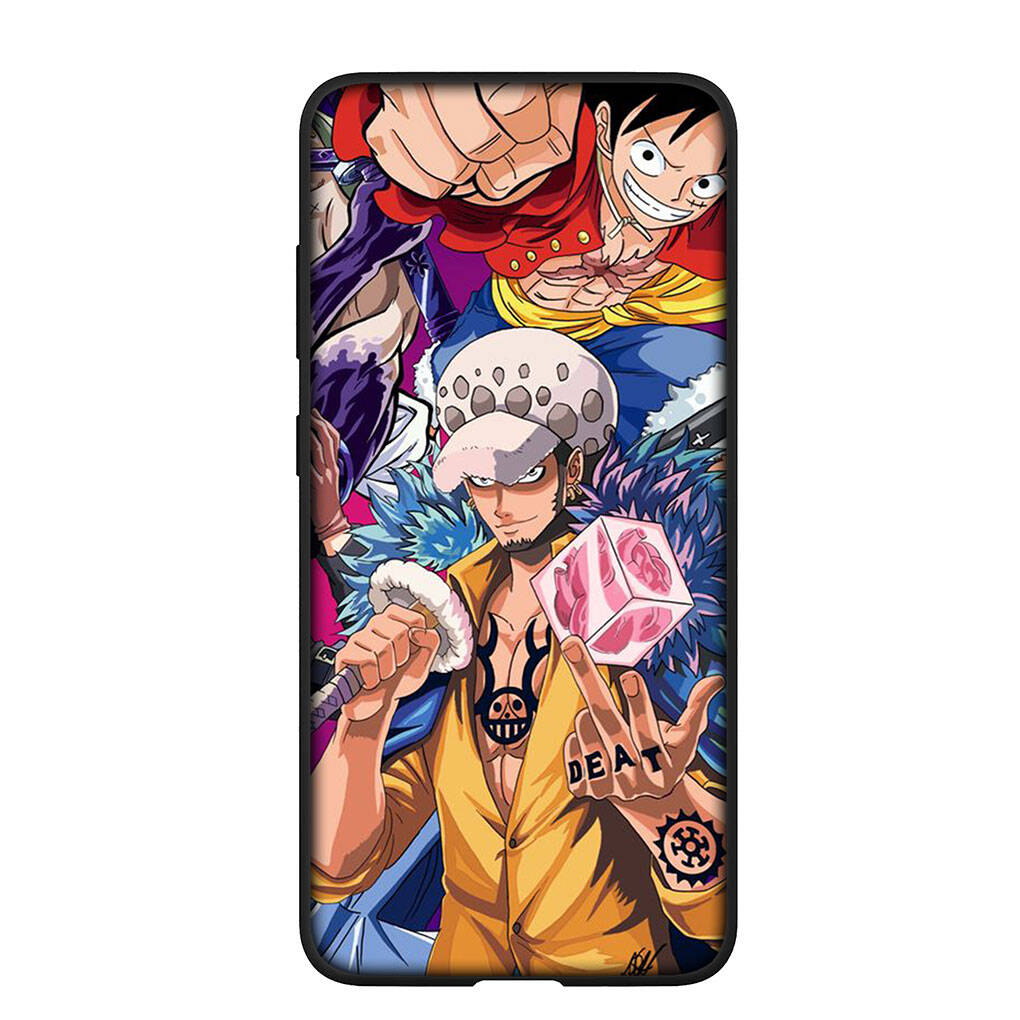 Phone Case for iPhone 17 15 16 Plus Redmi Note 14 12 11 13 Pro Max Huawei P30 P20 Lite OPPO A60 A40 A80 A18 Trafalgar Law Poster Luffy One Piece Cover