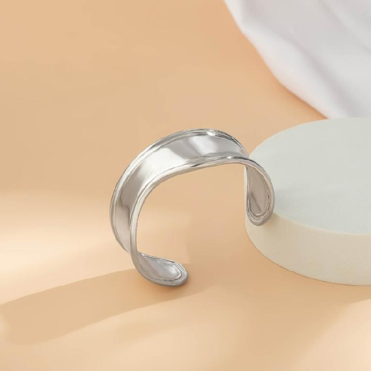 Unique Wide Face Irregular Bracelet Fashion Irregular Wide Opening Bracelet