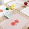 Fruits Luxury Leather Placemat Home Kitchen Decoration Romantic Western Food Mat Heat Insulation Mat Home Bowl Cup Mat