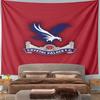 "Crystal Palace F.C. Logo on Red Background" Pattern Wall Hanging Tapestry Decorative Tapestry Home Decor for Bedroom and Living Room