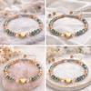 Wristbands Adjustable Wrist Chain Best Wish Heart Bracelet Trendy Bead Bracelet  Everyday Wear