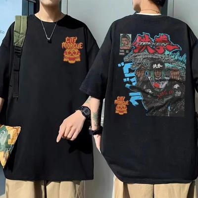 Prémiový rapper City Morgue Zillakami Tričko s grafickým potiskem Pánské Vintage trička Vysoce kvalitní unisex dámské triko nadměrné velikosti Hip Hop
