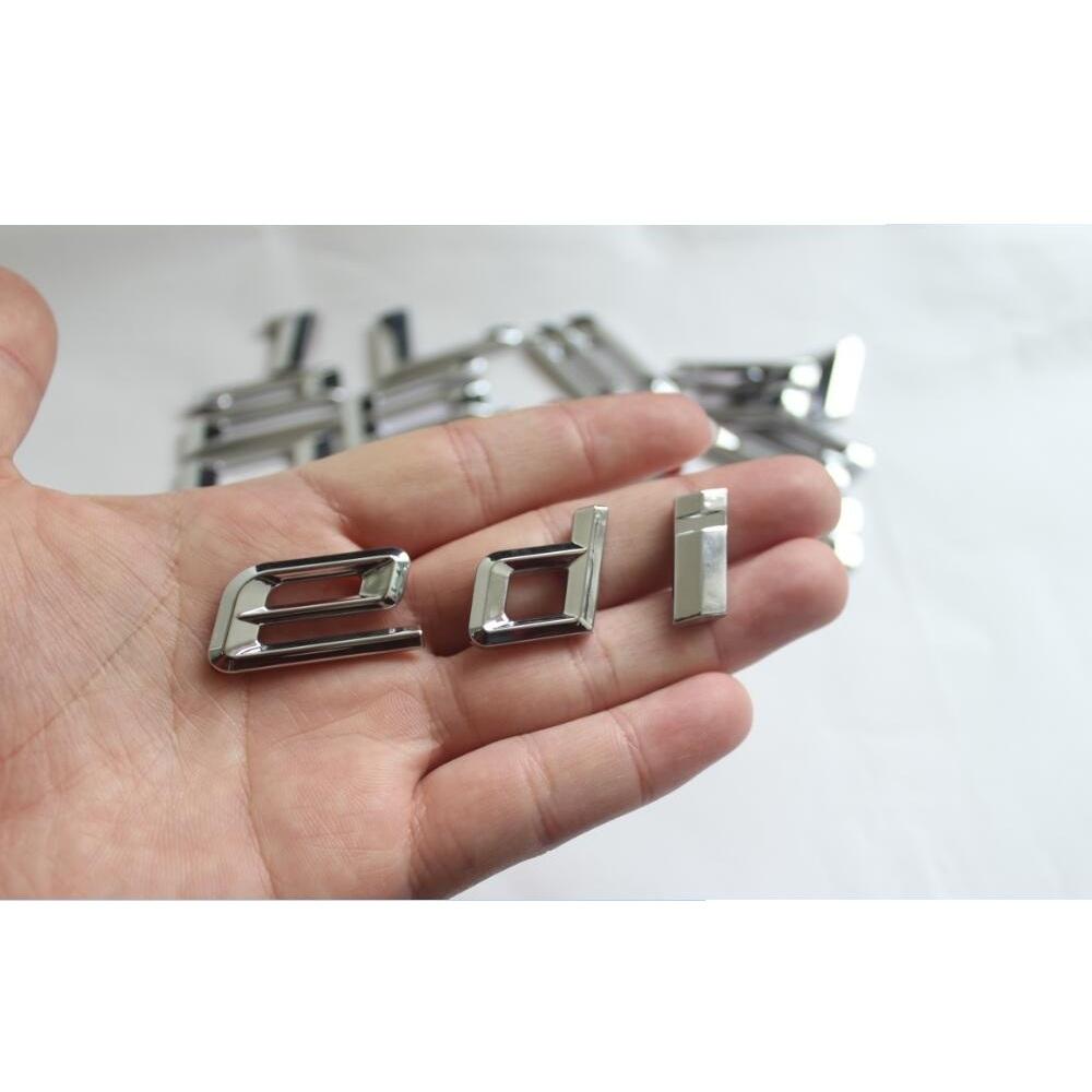 For BMW 2 Series Chrome Symbols 216i 217i 218i 220i 223i 224i 225i 228i 230i 232i 233i 235i 238i 240i 245i 250i Emblems Badges