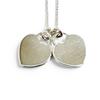 Excellent TIFFANY&Co. Necklace Pink Double Heart Tag Pendant Silver 925 Women Used
