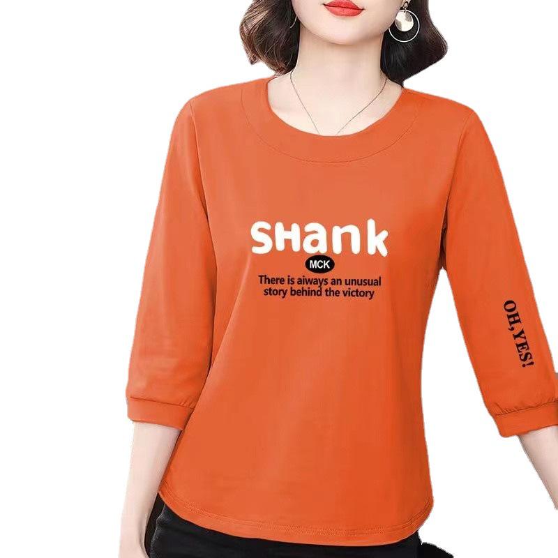 Women's Summer 2023 Printed Loose-Fit Round Neck Short-Sleeve T-Shirt