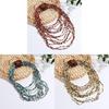 Multilayer Necklace With Acrylic Beads For Women Winter