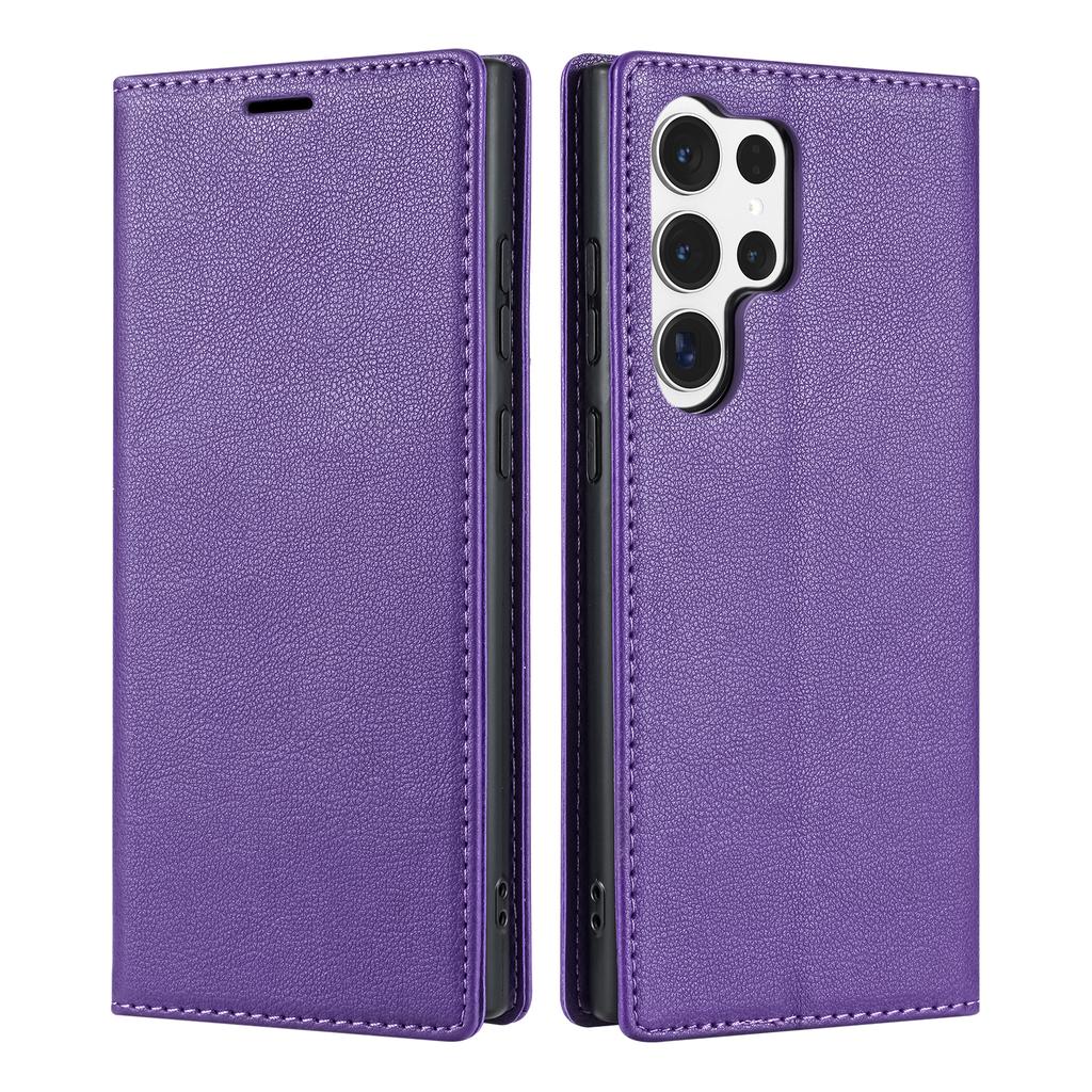 Flip Leather Magnetic Cards Solt Wallet Case For Samsung S26 Ultra S25 Plus S24 S23 A36 A56 Bag Purse Business Ultra Thin Cover