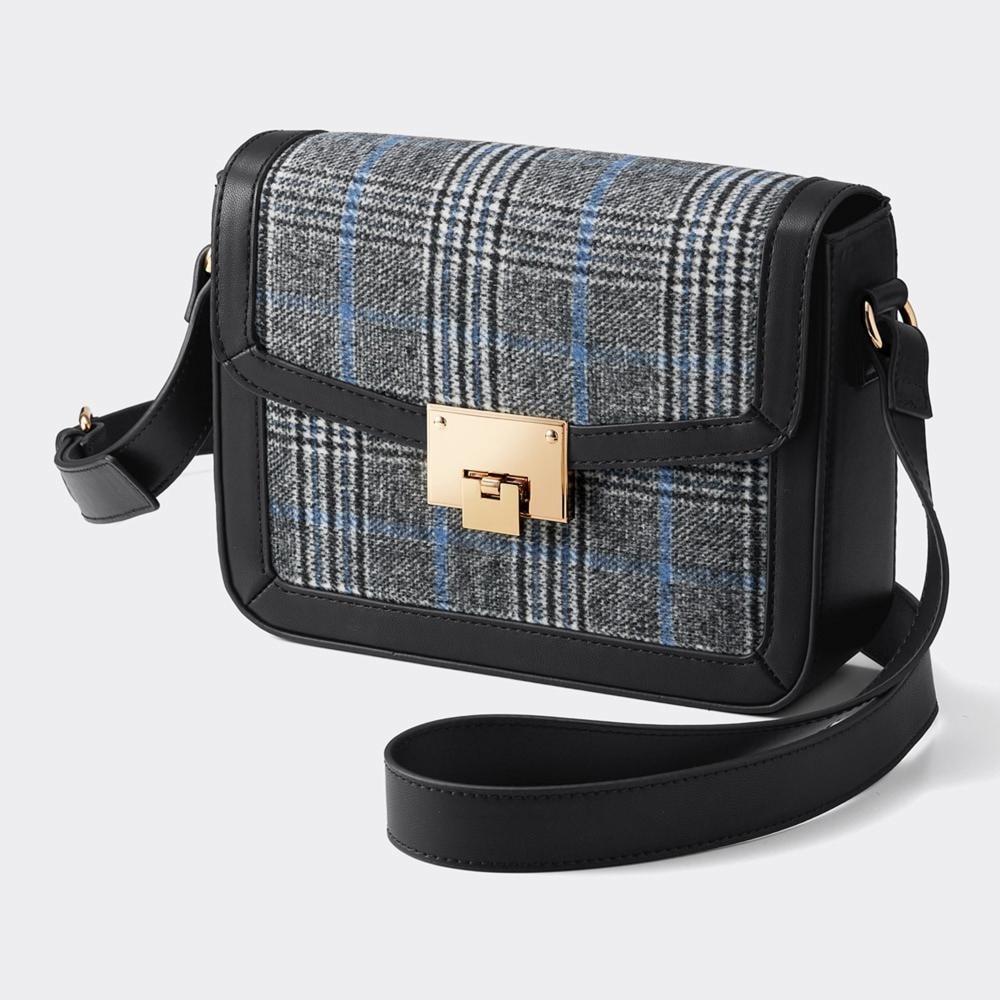 

сумка на плечо GU в клетку