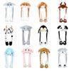 Cute Warm Soft Plush Funny Cap Animals Ear Hat Rabbit Pinch Airbag