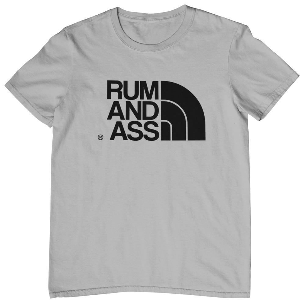 RUM and ASS T-SHIRT - jungle breakbeat rave hardcore dance dj breaks drum bass Unisex T-Shirt XXXXL