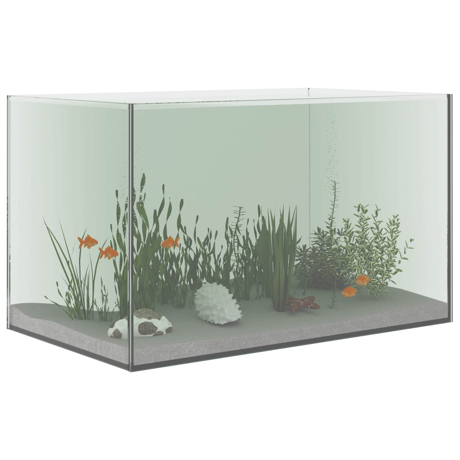 Aquarium with Storage Transparent 50 x